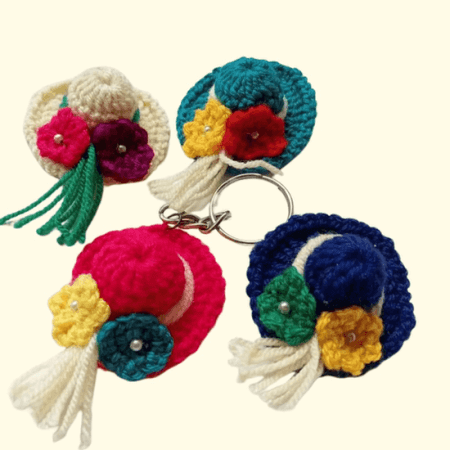 Hand Crafted Crochet Keychains