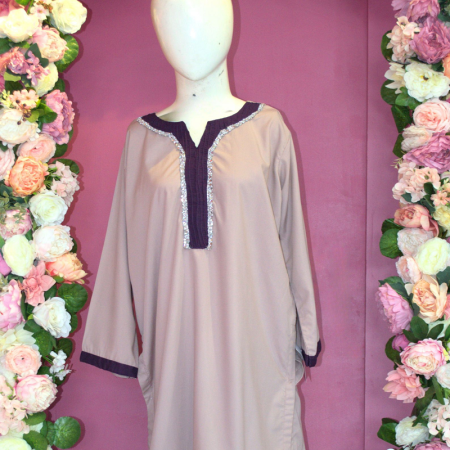 Pink Linen Kurta