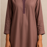 Purple Muave Wash & Wear Shirt