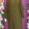 Pine Green Linen Kurta